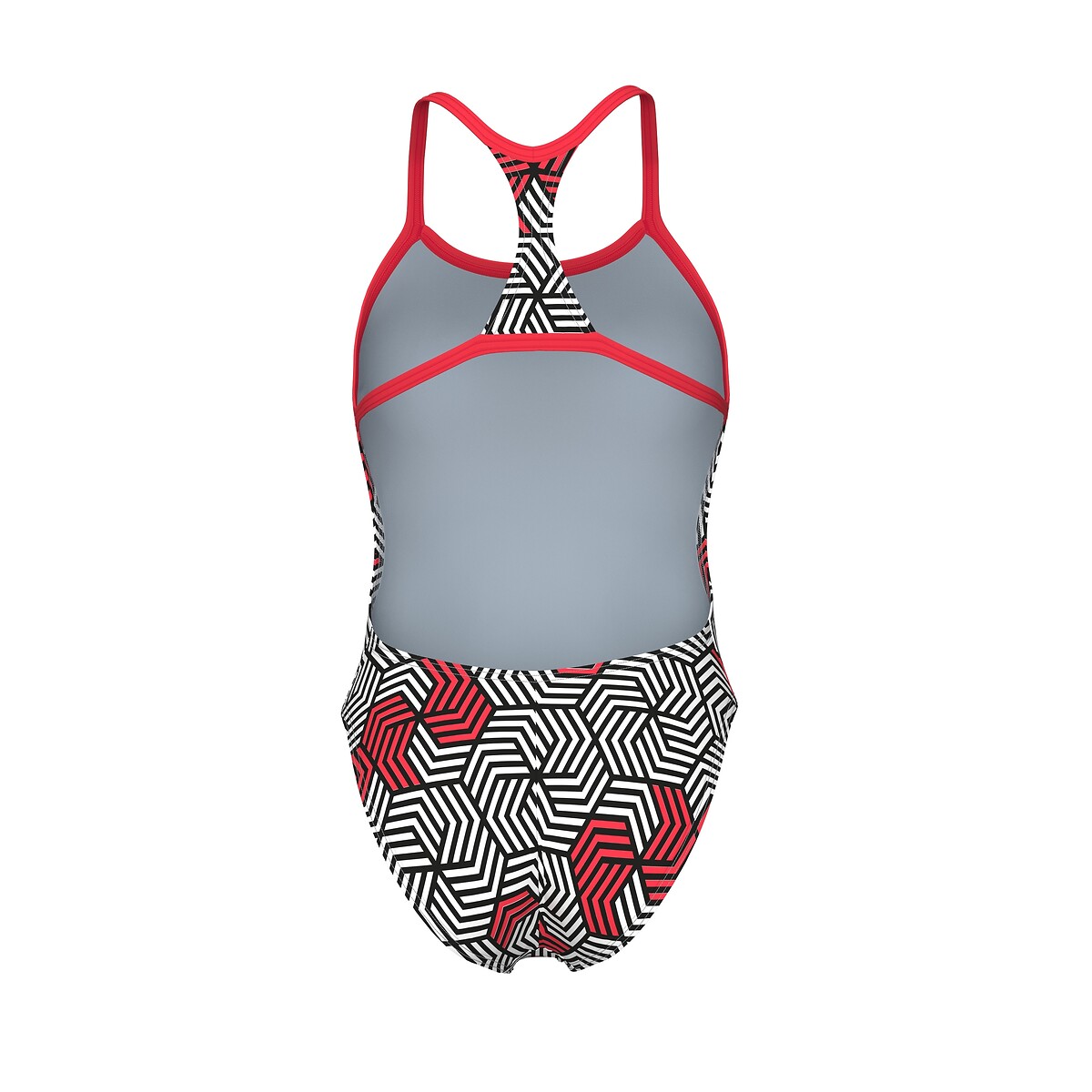 Booster Swimsuit black/coral, ARENA