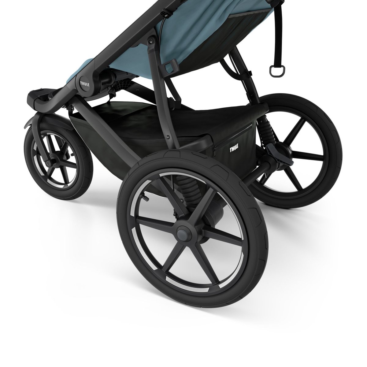 Poussette duo Urban Glide 3 + nacelle Urban Glide bleu, THULE