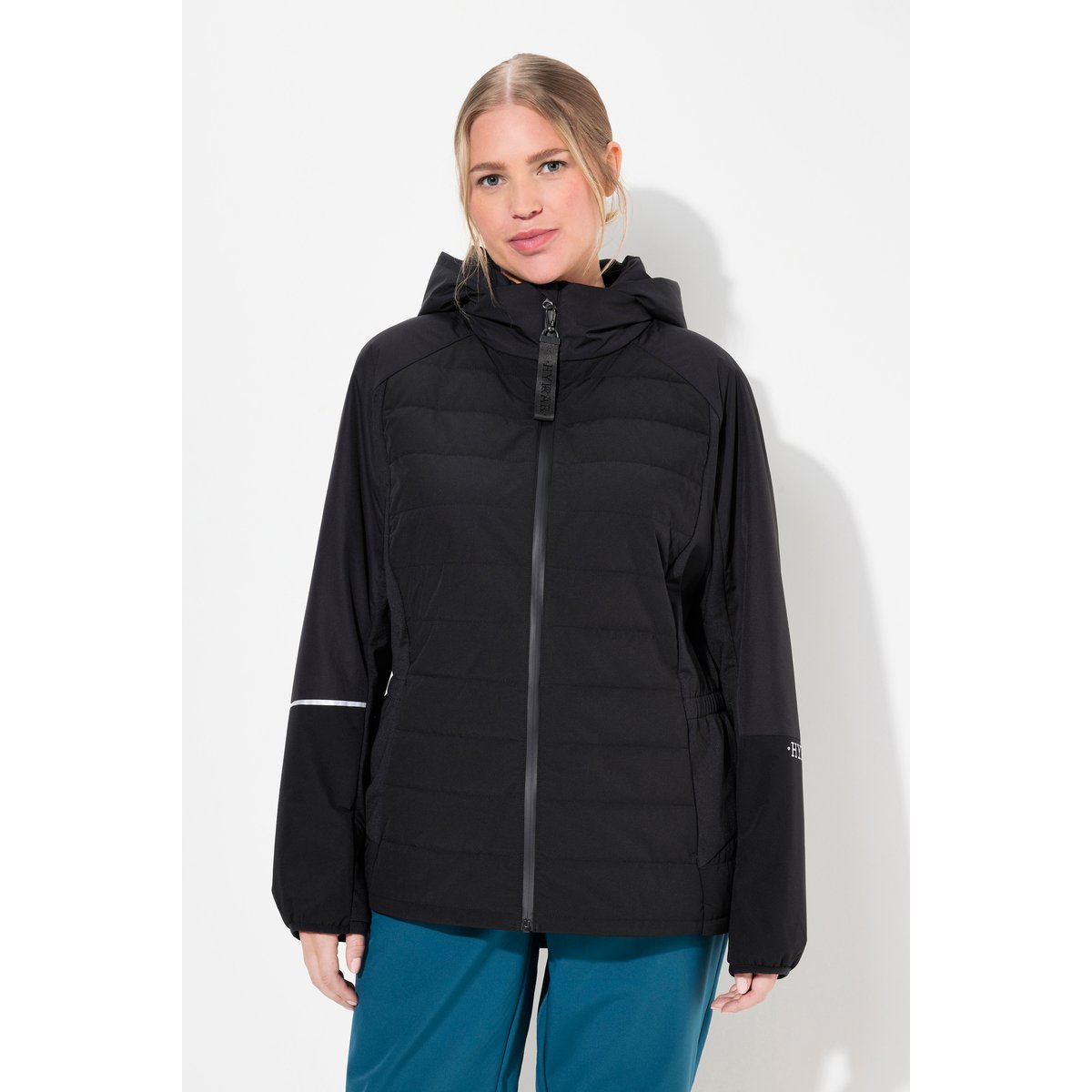 Veste technique hybride HYPRAR, imperméable noir, ULLA POPKEN