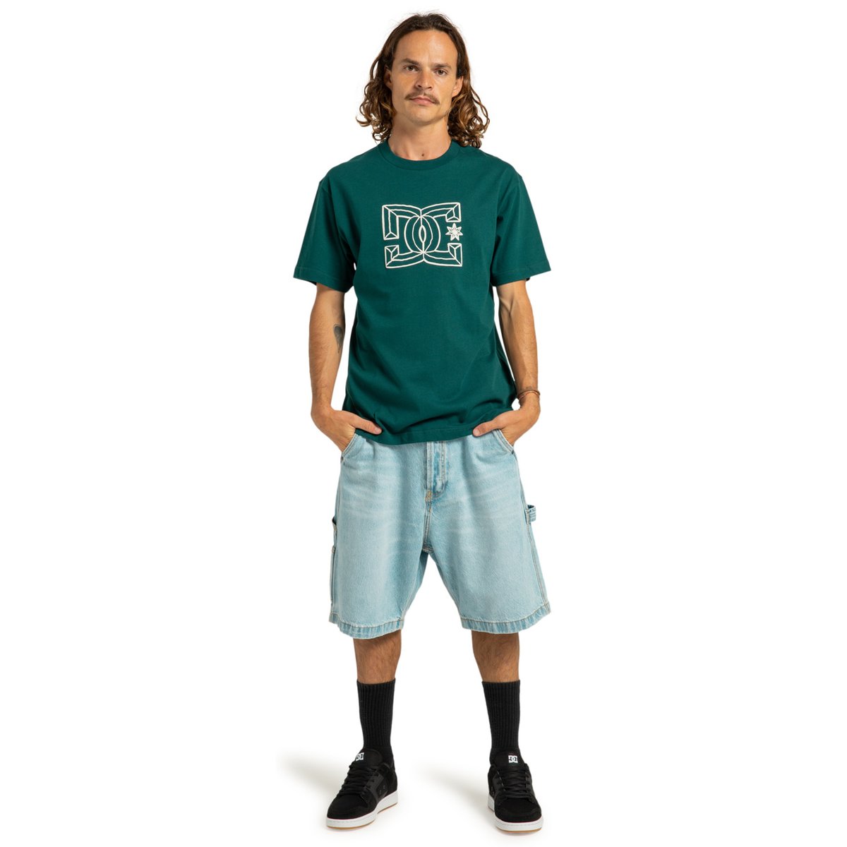DC Shoes Apparel | Tops Homme ADYZT05445 bleu deep teal, DC SHOES