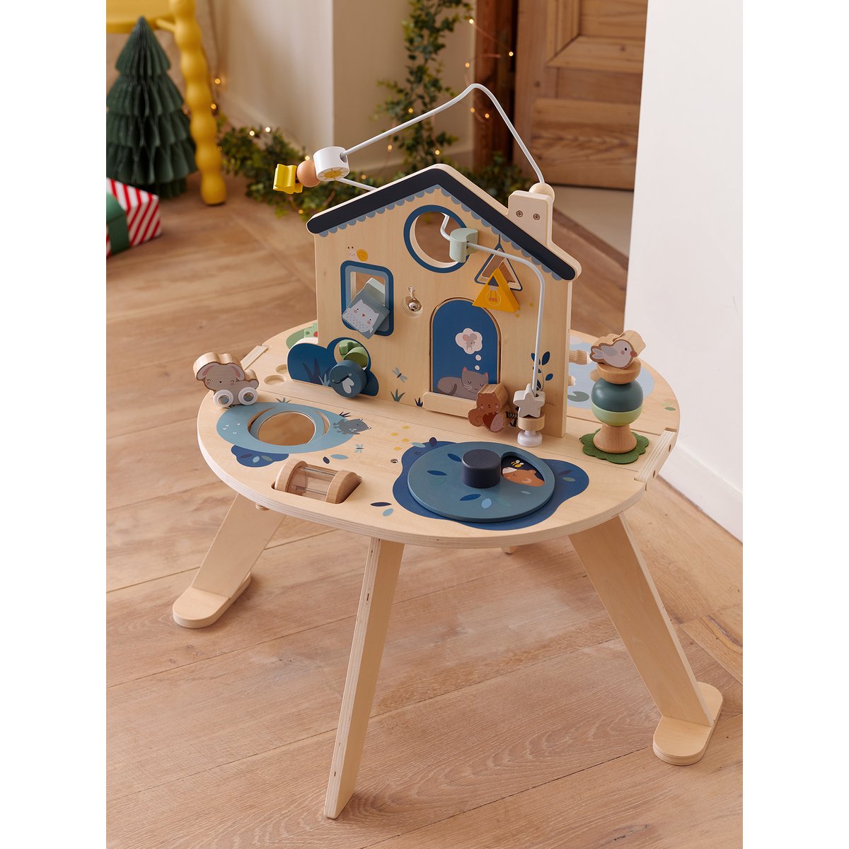 Table d'activités évolutive pliable en bois FSC® bois, VERTBAUDET