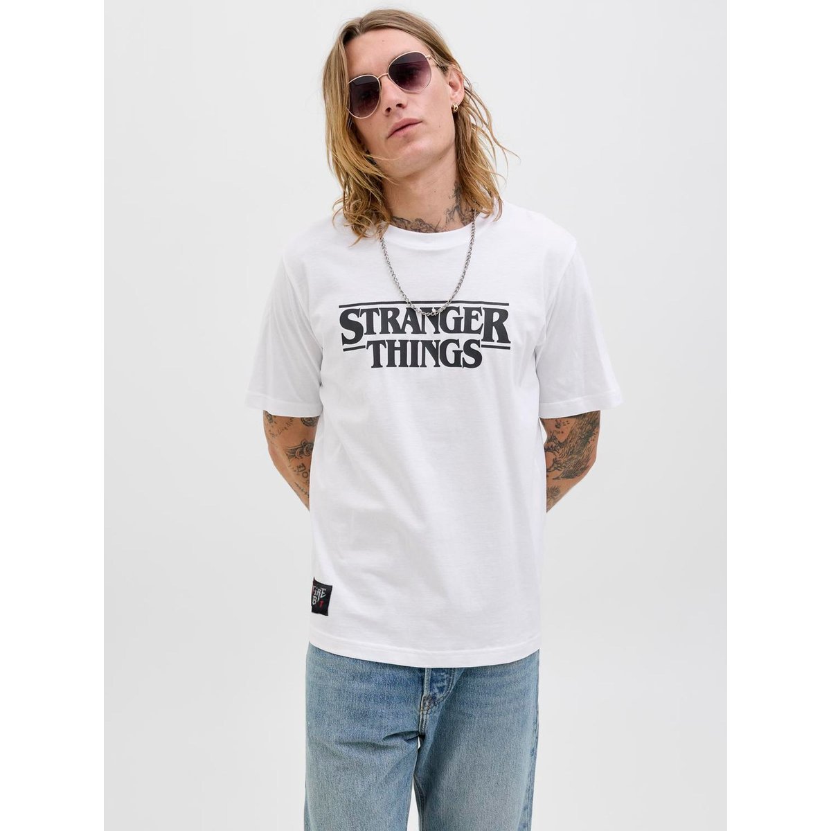T-Shirt bright white, JACK & JONES