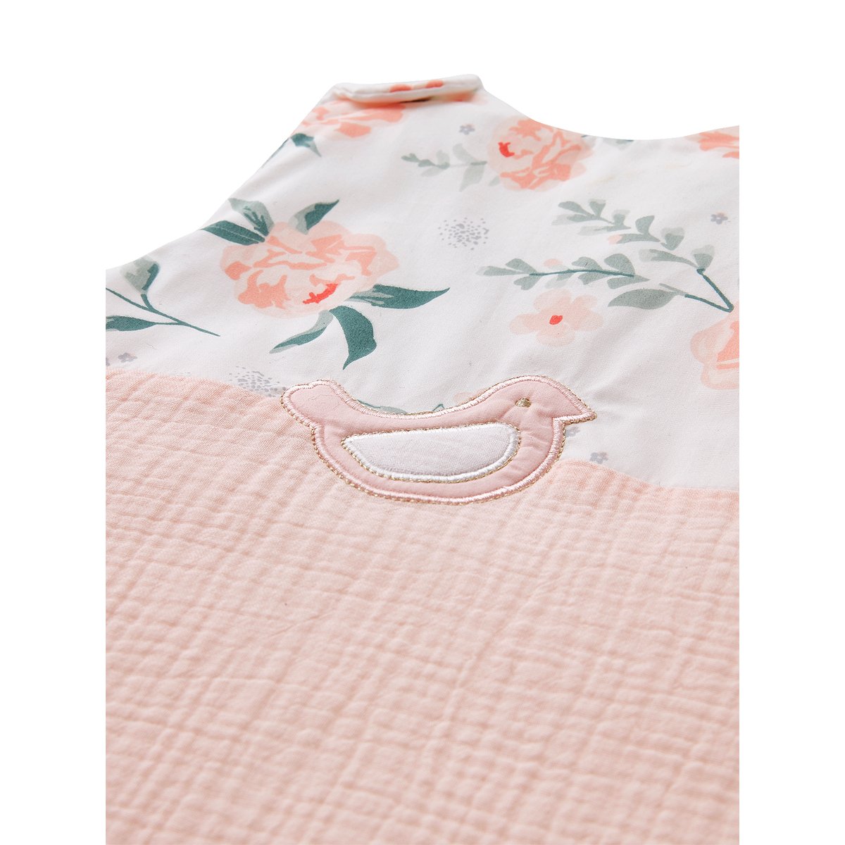 Gigoteuse sans manches en gaze de coton EAU DE ROSE Oeko-Tex® rose, VERTBAUDET