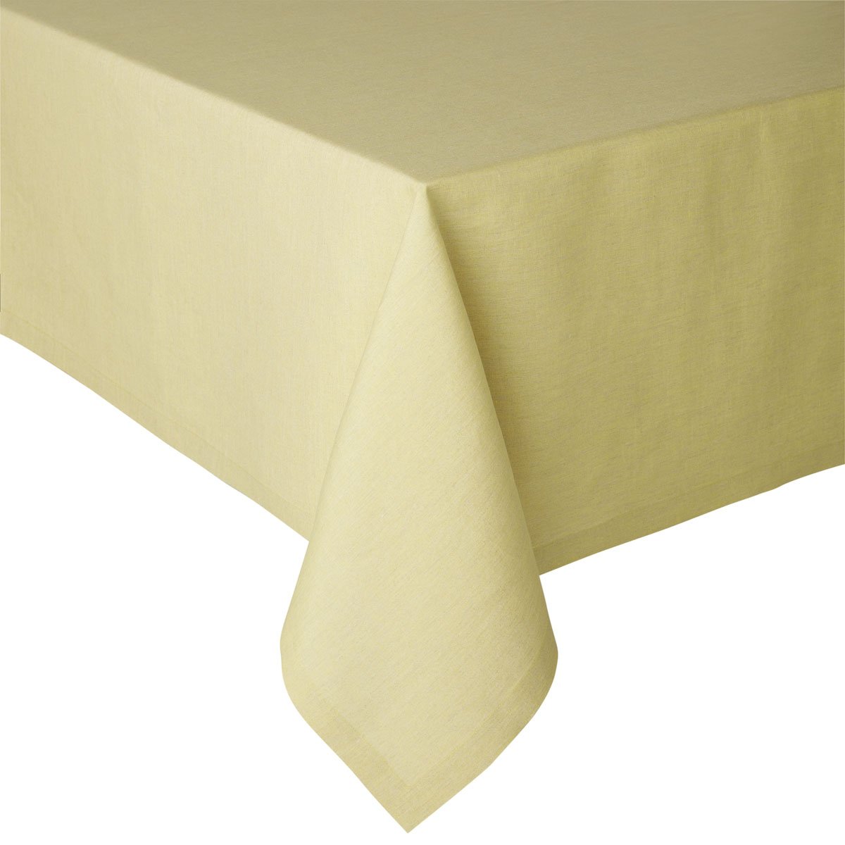 Nappe unie en lin, 170 gr/m², CHAMBRAY vert yuzu, ALEXANDRE TURPAULT