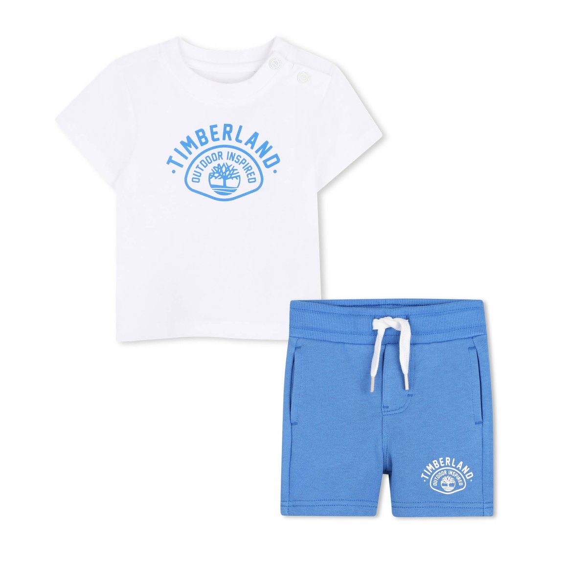 Ensemble t-shirt et short blanc, TIMBERLAND