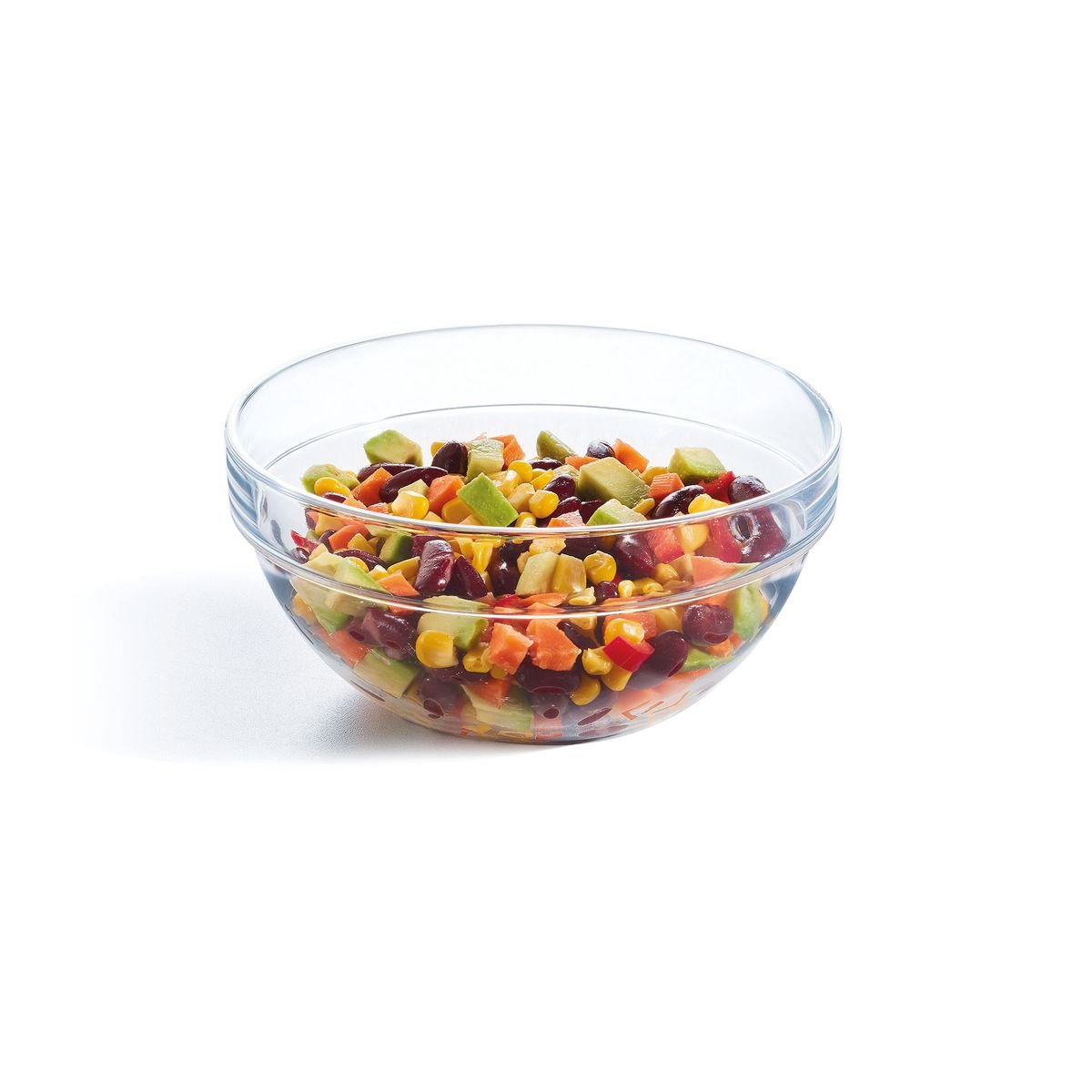 Saladier 17cm -EMPILABLE transparent, LUMINARC