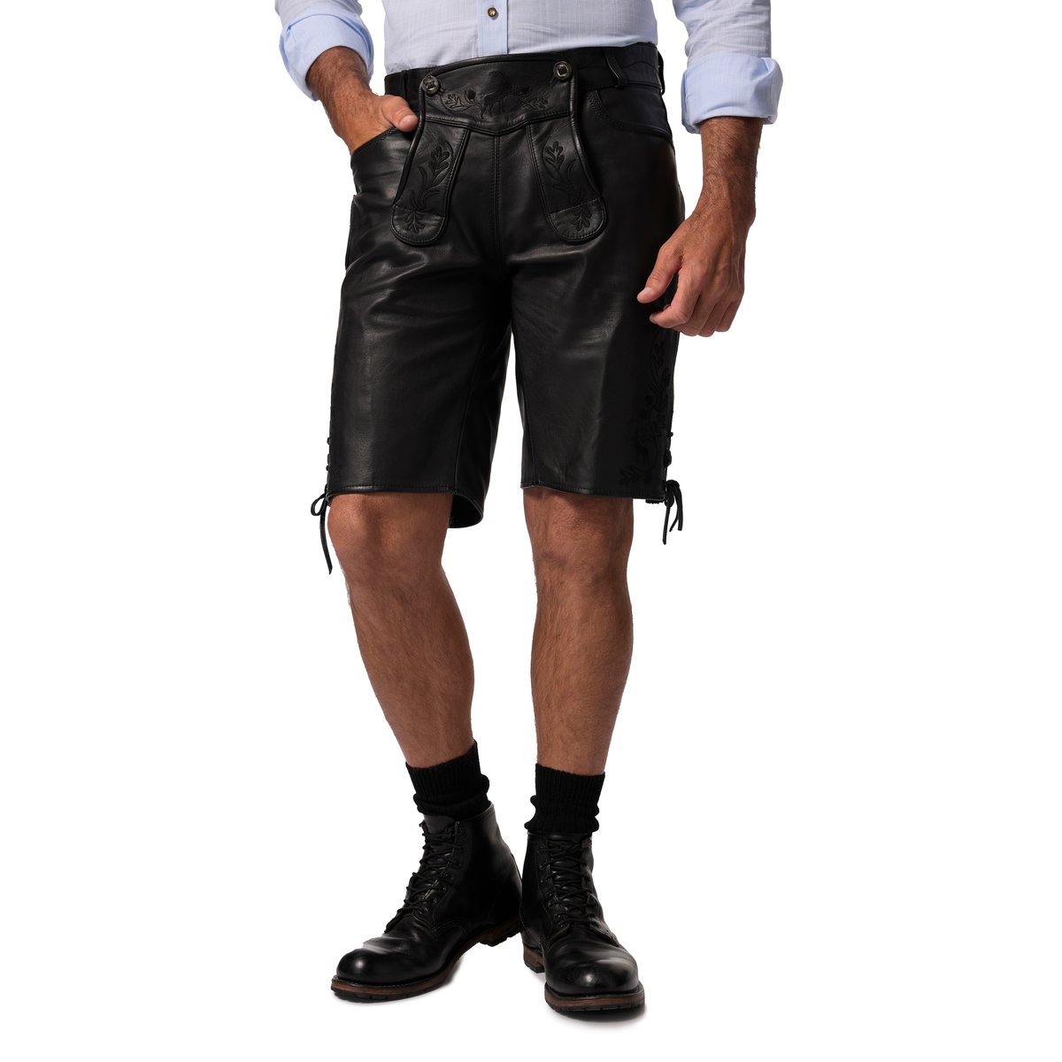 Pantalon traditionnel noir, JP1880