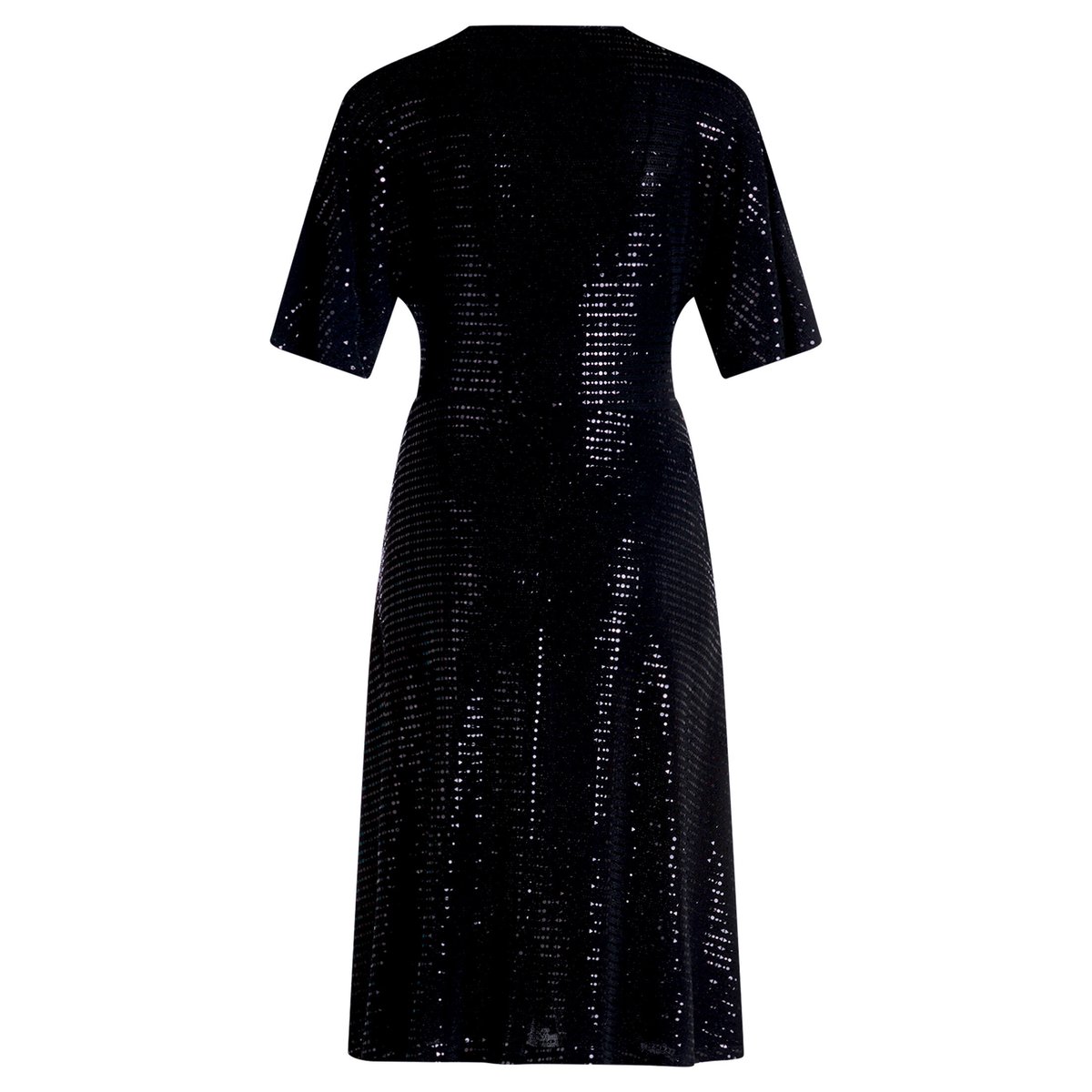 Robe de cocktail au look scintillant noir/noir, VERA MONT
