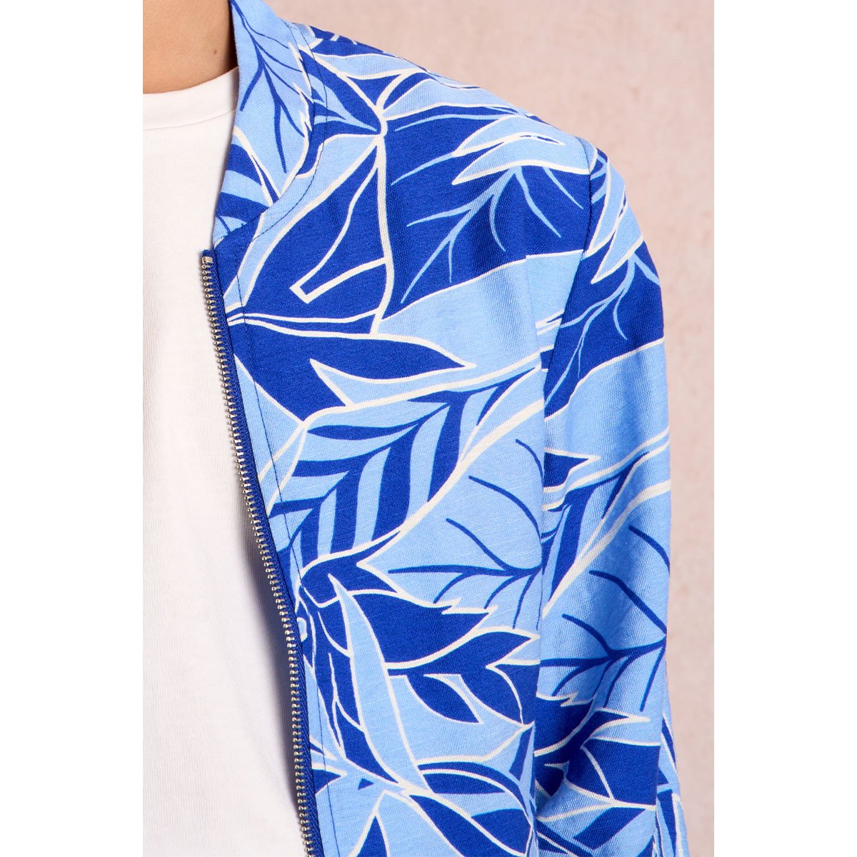 Veste bomber imprimée blue belize, MOLLY BRACKEN GIRL