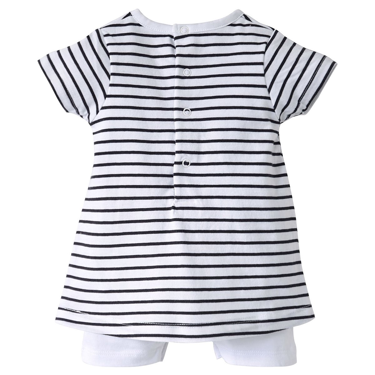 Combicourt bebe fille phosphorescent blanc, SUCRE D'ORGE