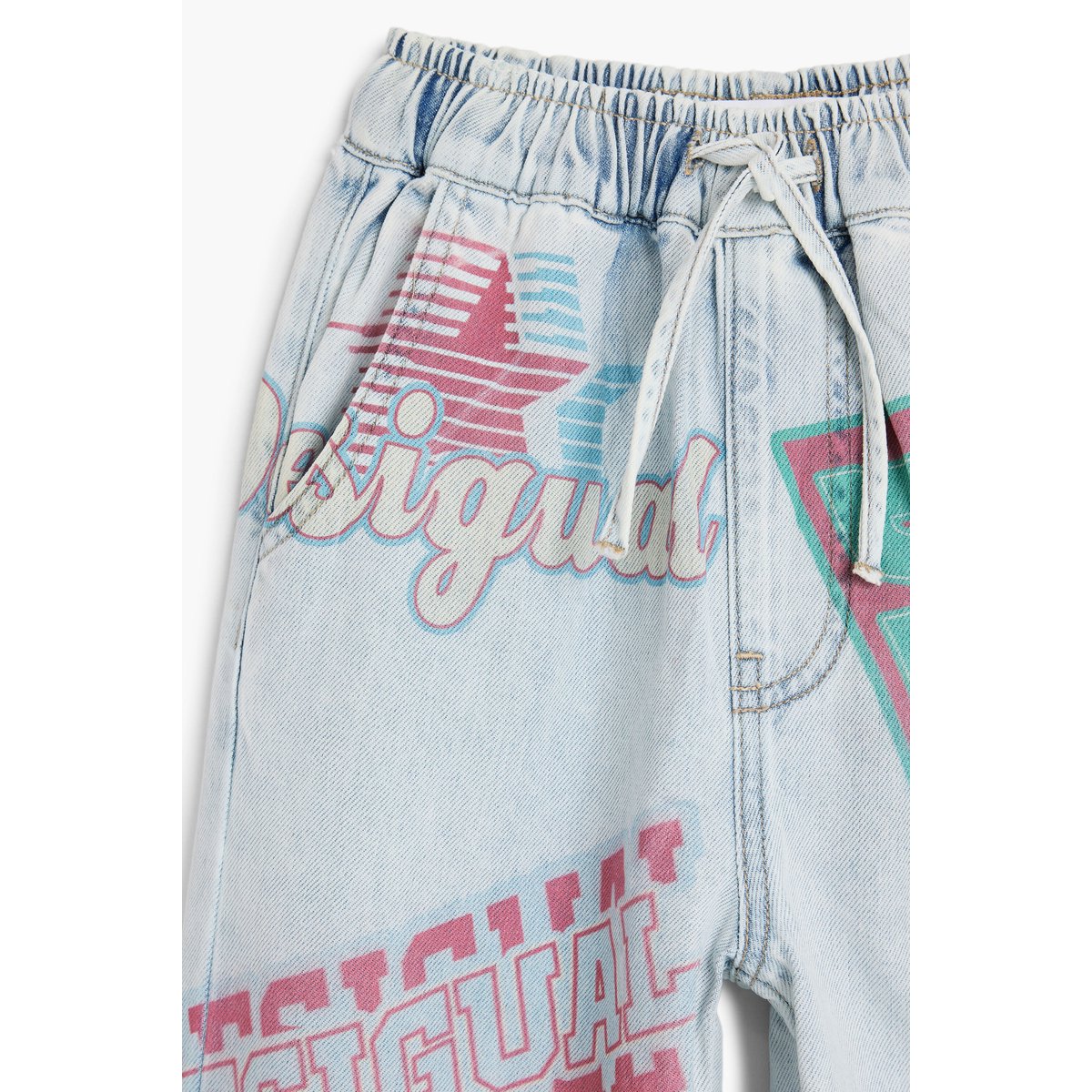 JEAN IMPRIMÉ bleu, DESIGUAL