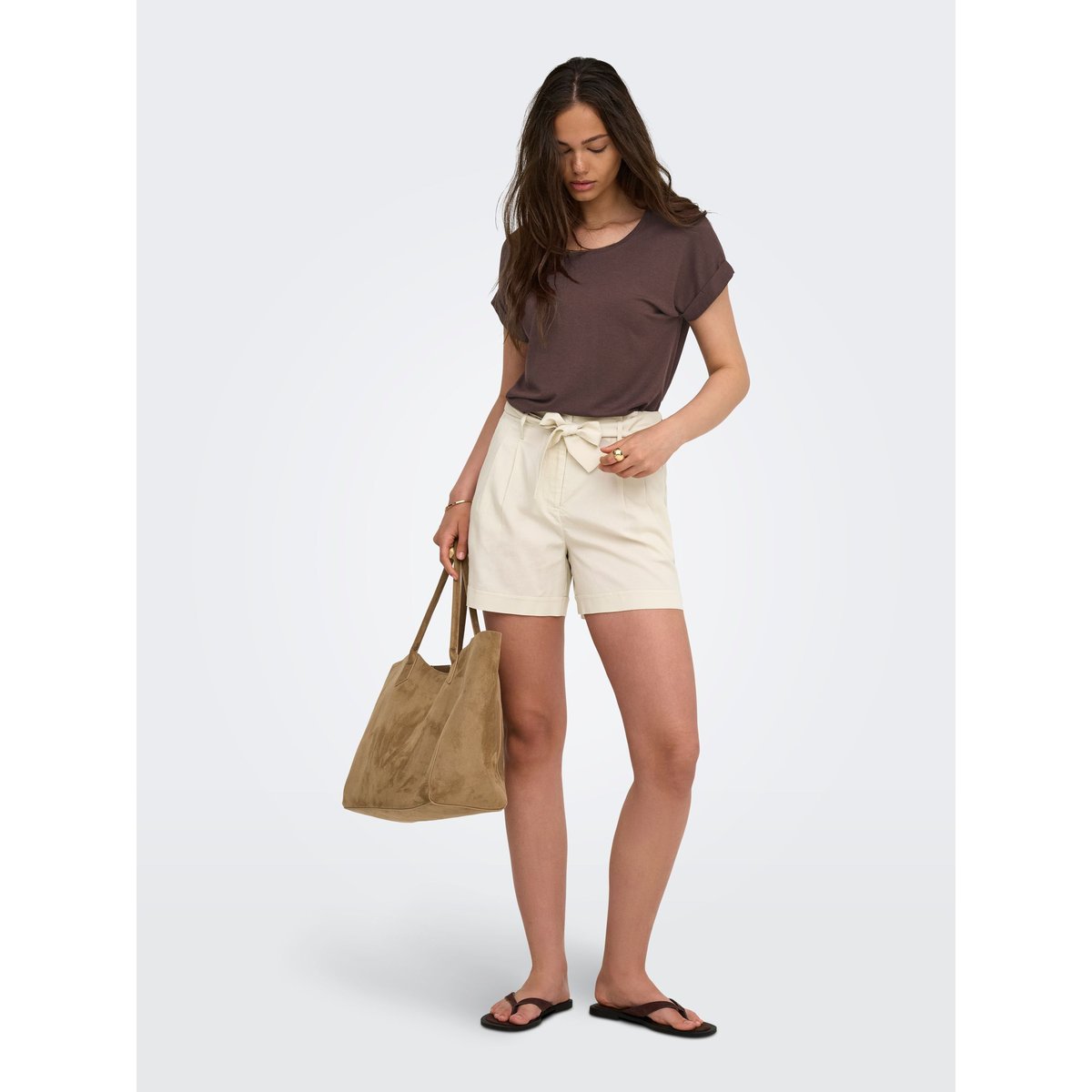 Short De Ville oatmeal 1, ONLY