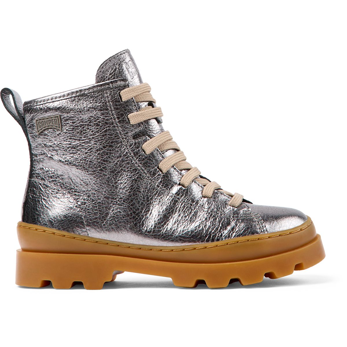 Bottines Brutus Smooth Leather gris foncé, CAMPER