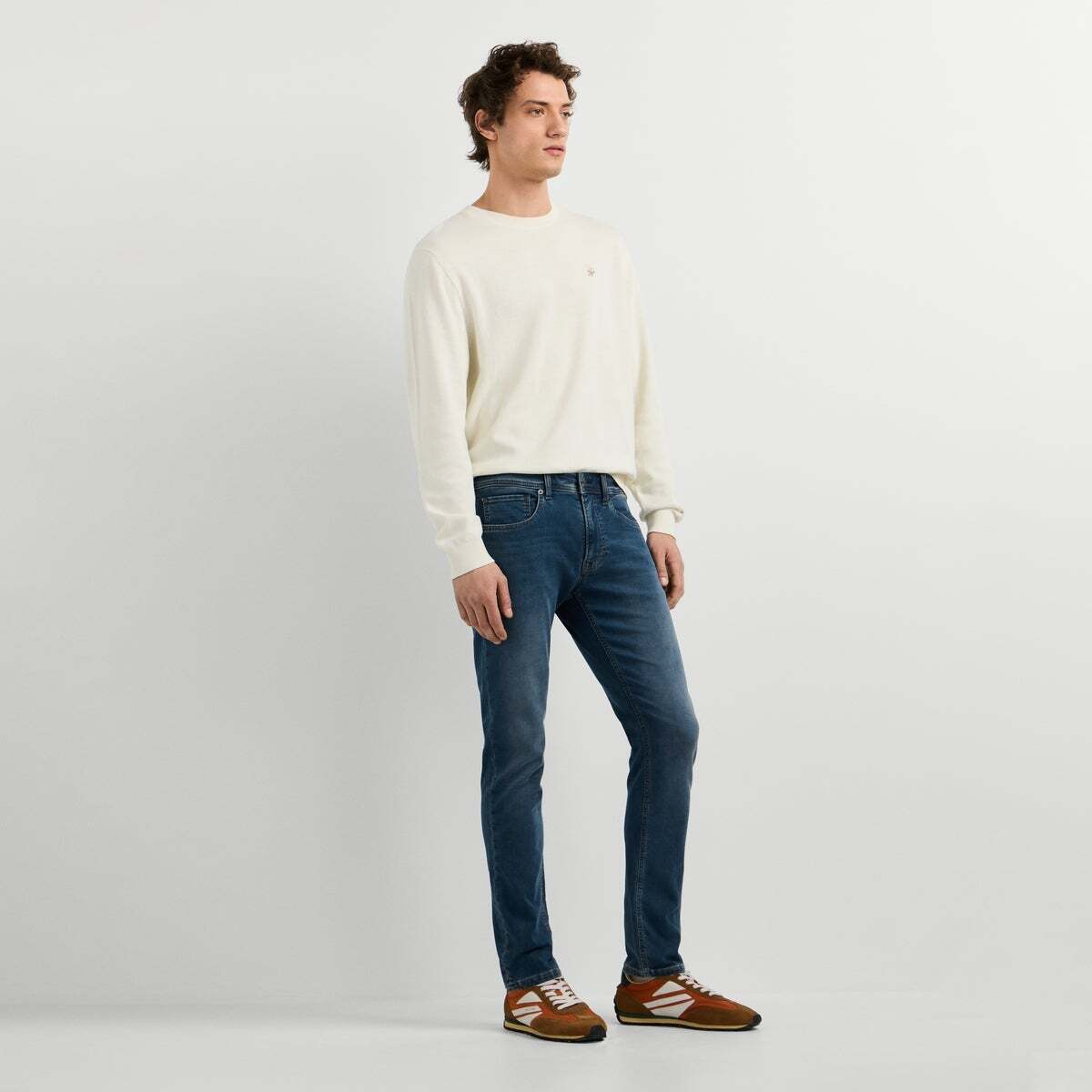 Track - Jean Coupe Slim, Taille Normale bleu authentique gymdigo acier, PEPE JEANS