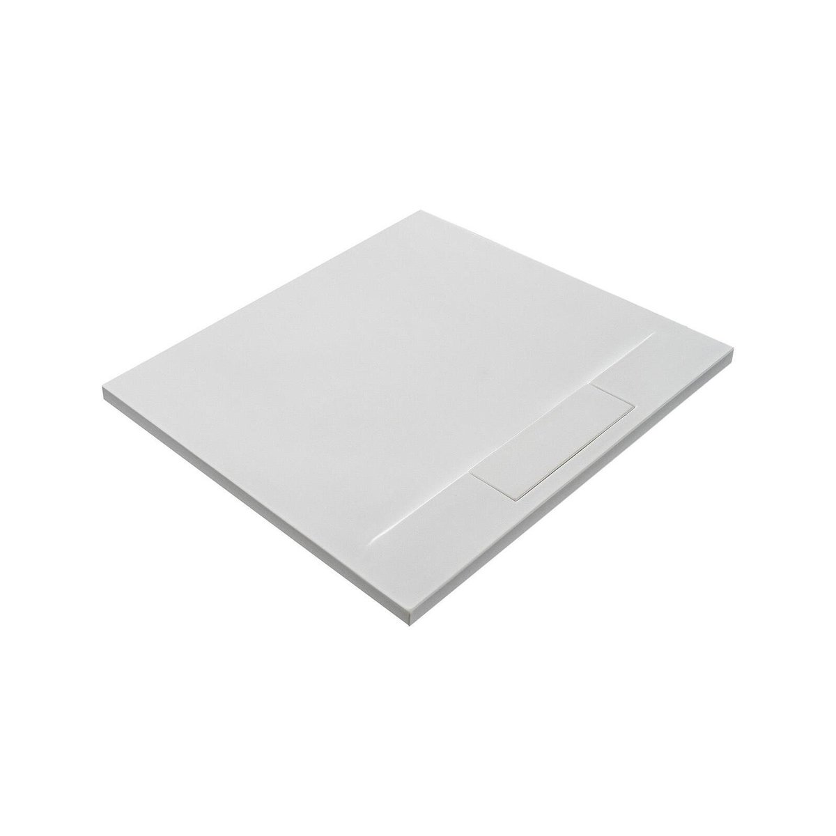 Receveur douche résine lisse blanc extra plat NILA blanc, MOB IN
