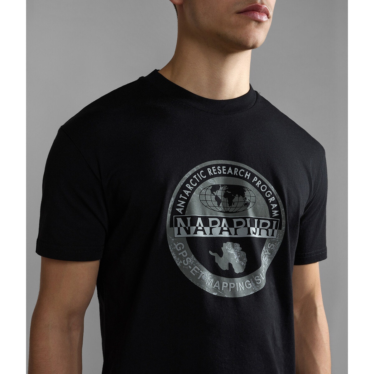 T-shirt manches courtes Bollo noir, NAPAPIJRI