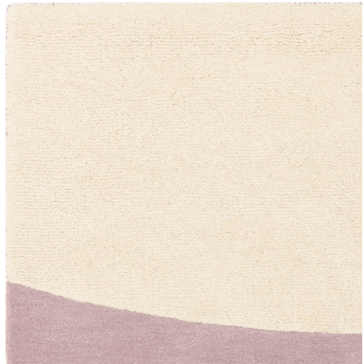 Tapis salon et chambre moderne en laine COBBLE rose, NOVATREND