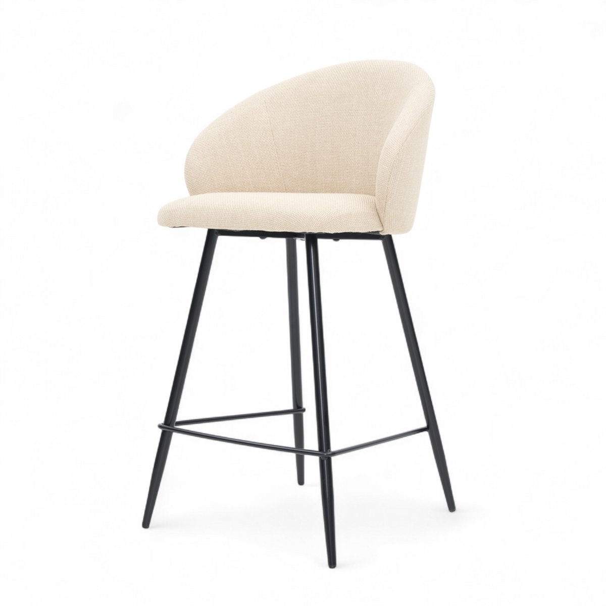 Chaise snack tissu ecru, ZAGO