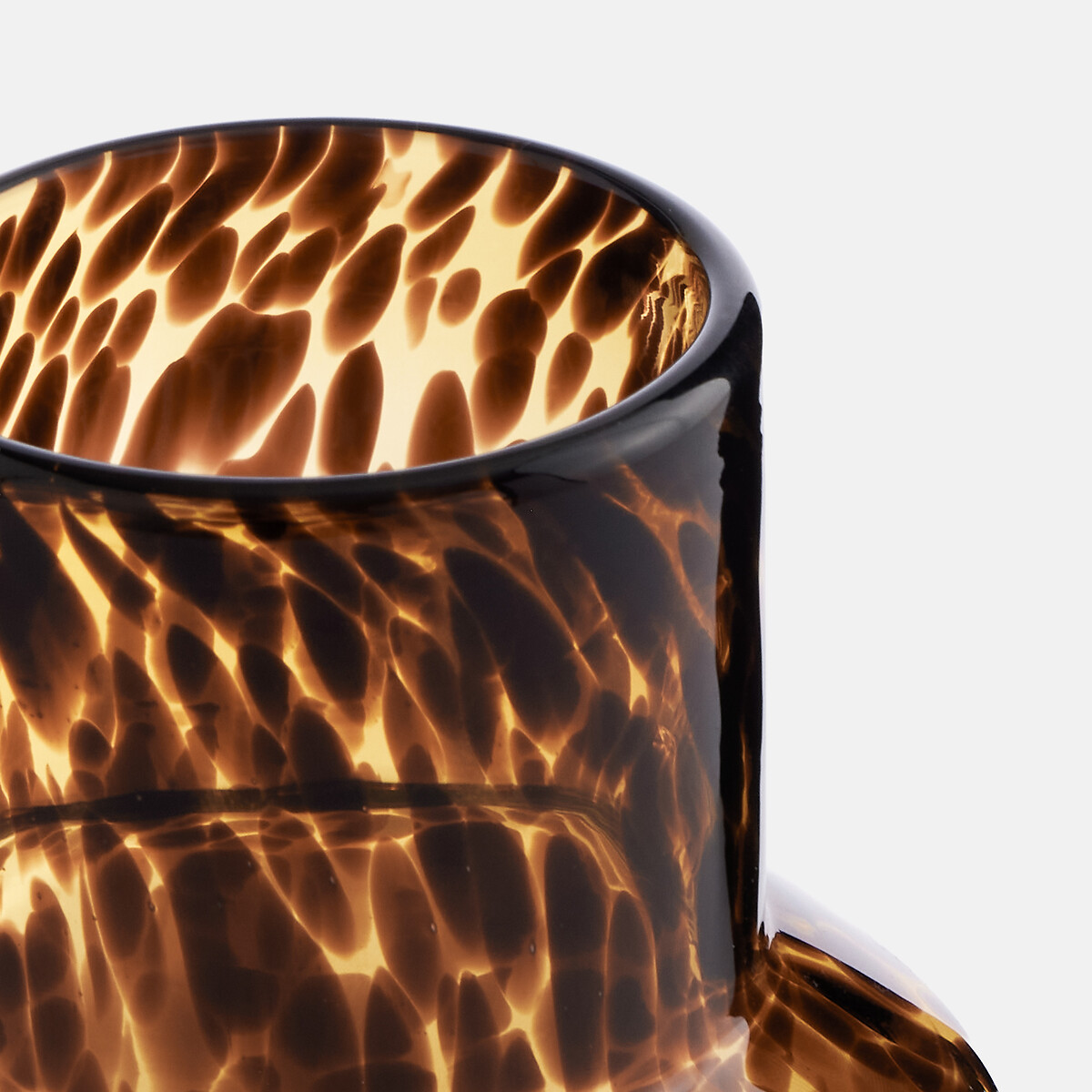 Jarrón de cristal ámbar, 15,8 cm de altura, FAUVITA marrón, LA REDOUTE INTERIEURS