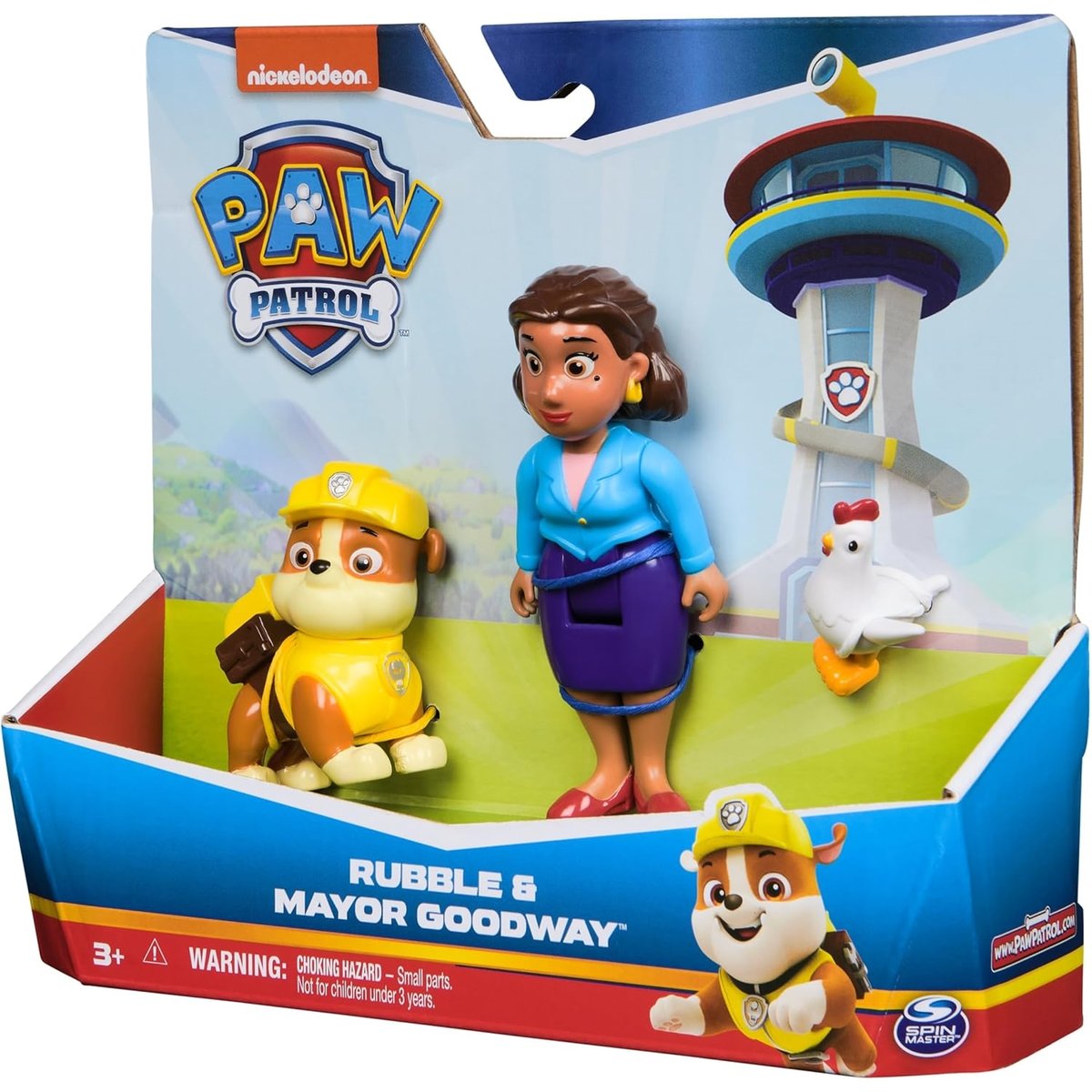 Paw Patrol - Figurines Hero Pup Core Rubble multicolore, SPIN MASTER