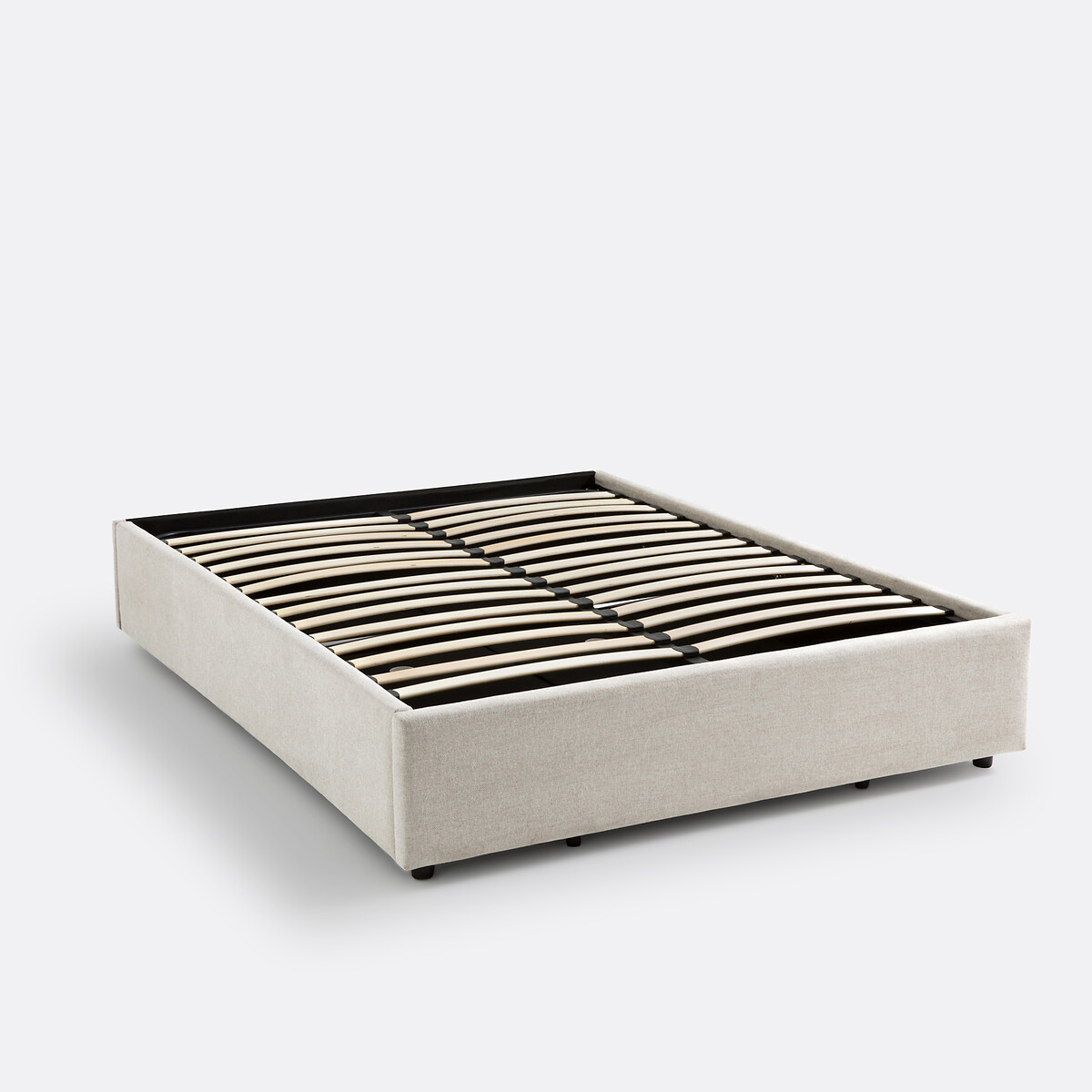 Lit coffre avec sommier relevable, Papilla beige, LA REDOUTE INTERIEURS