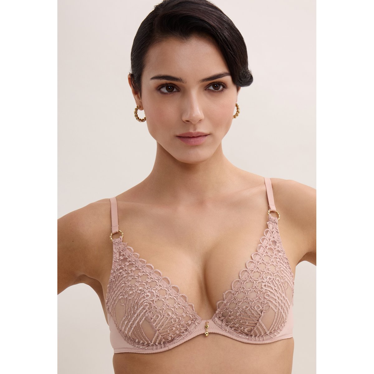Soutien-gorge Triangle avec armatures Éloge du Désir misty blush, AUBADE