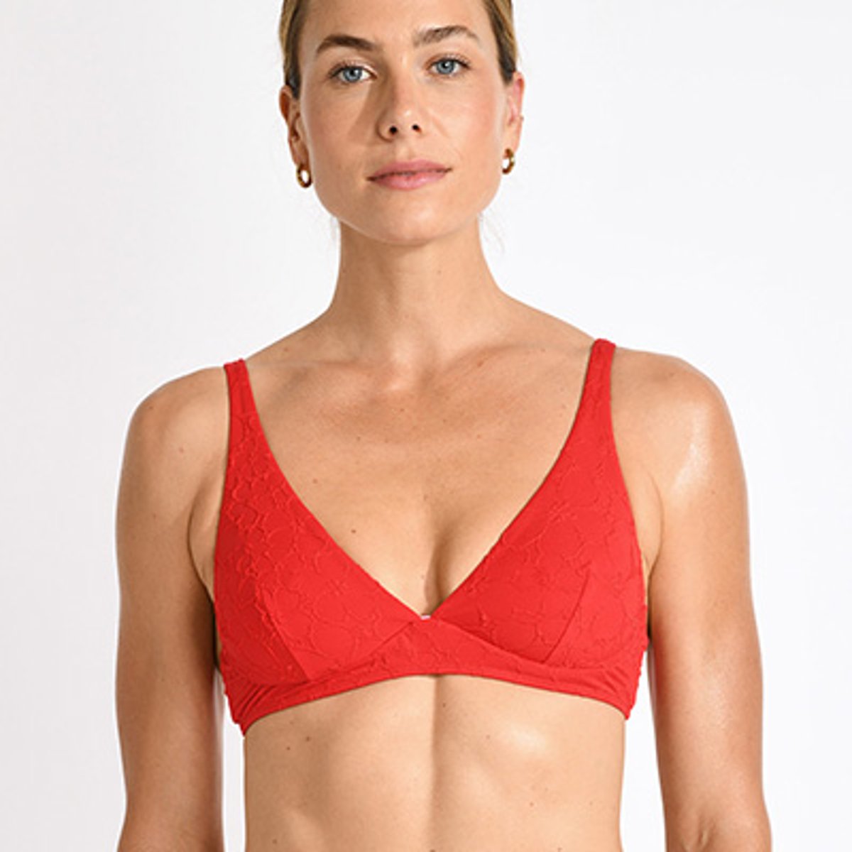 Haut de maillot armaturé Banua - GECKO rouge, LIVIA