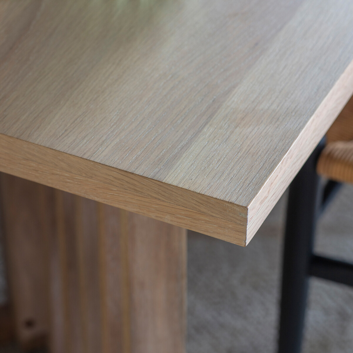 Batala Japandi Oak Slatted Rectangular Dining Table (Seats 4) oak, ÉDITÉ