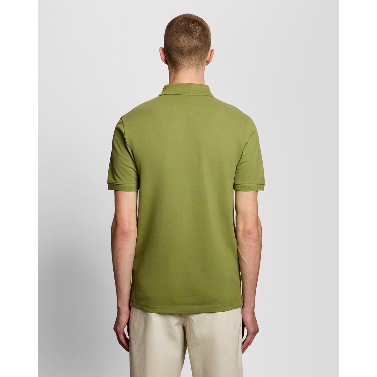 Polo en coton vert arbuste, LYLE & SCOTT
