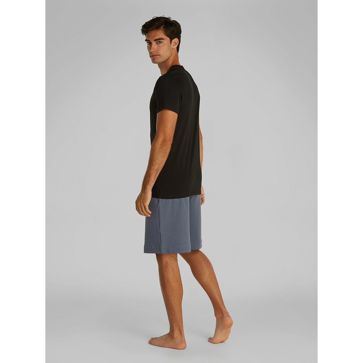 Lot de 3 t-shirts col ronds blanc + gris + noir, CALVIN KLEIN UNDERWEAR
