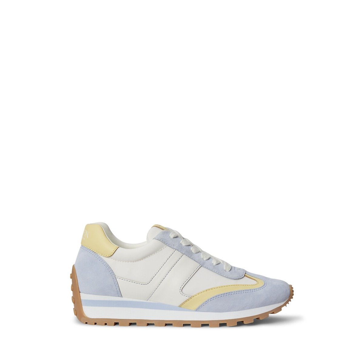 Dani Leather Trainers white/blue/yellow , LAUREN RALPH LAUREN