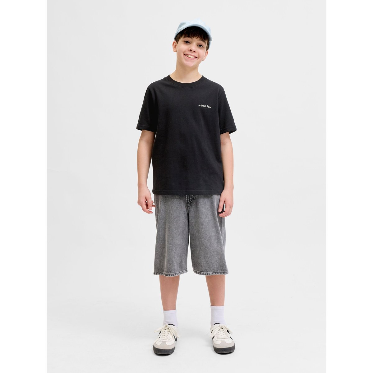 T-Shirt black 1, JACK & JONES JUNIOR