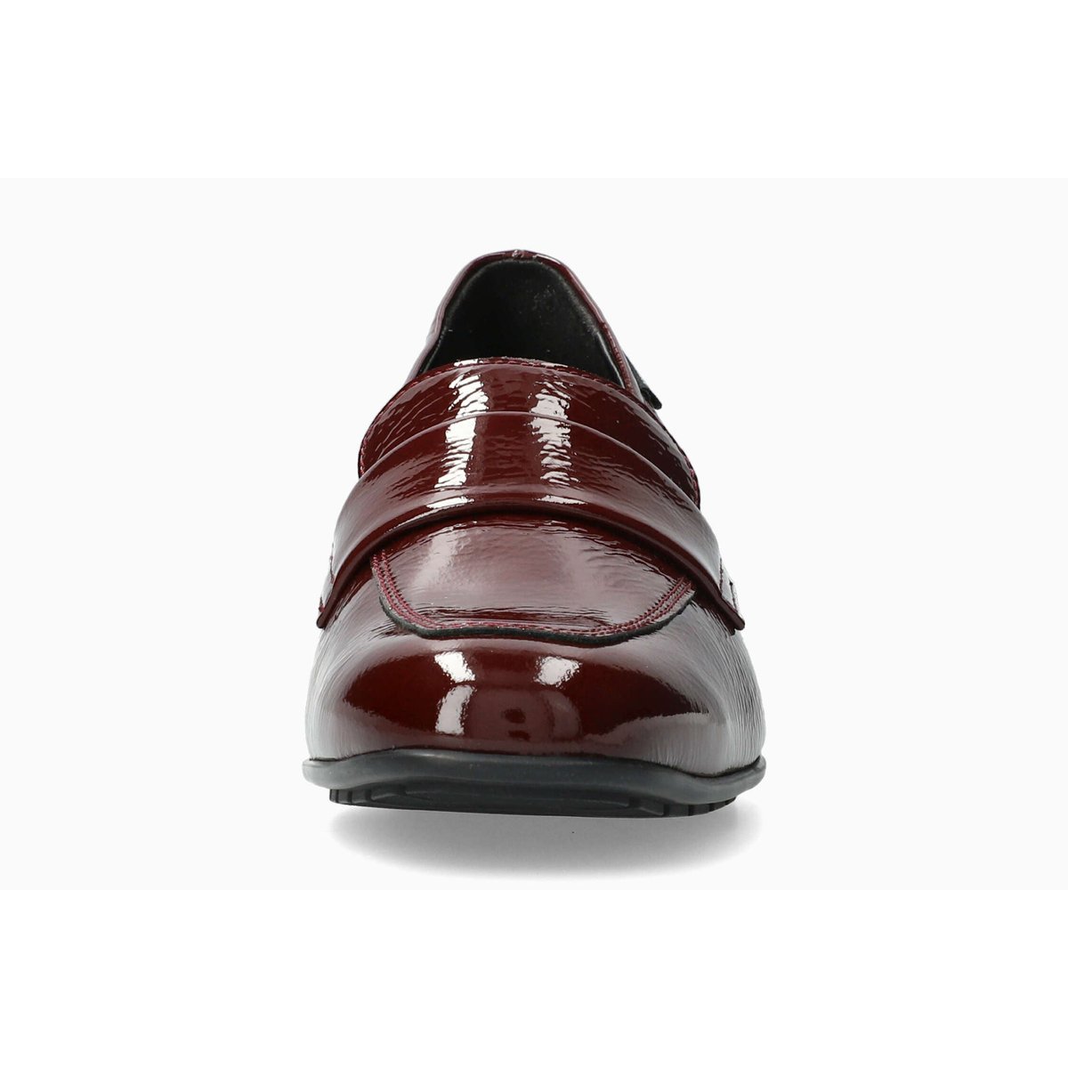 Mocassins en cuir JOSEPHINE rouge foncé 514, MEPHISTO