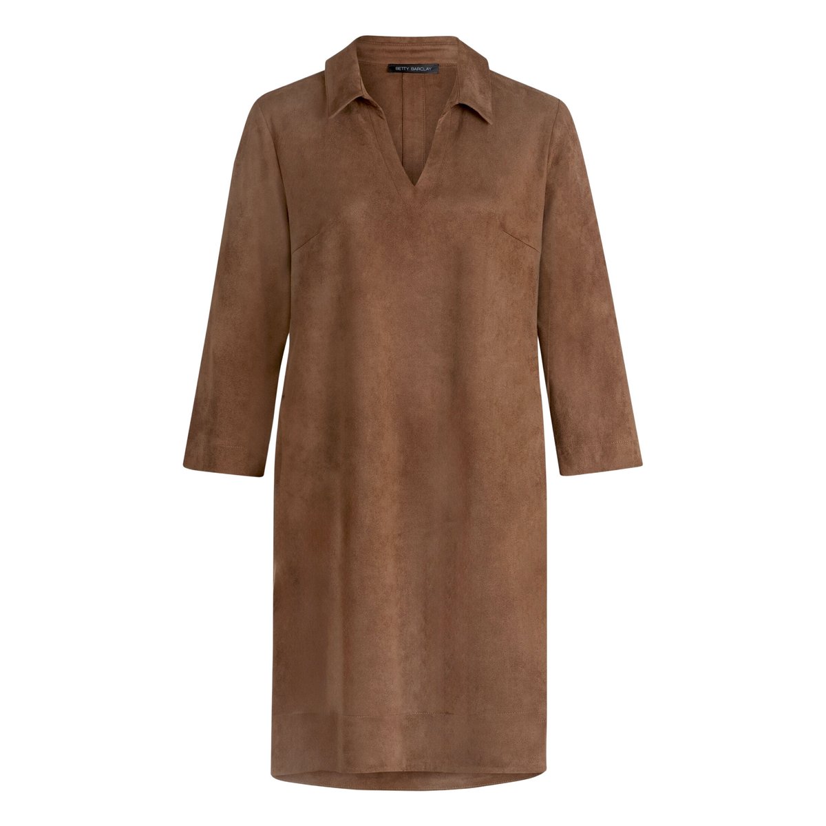 Robe-chemisier à patte de boutonnage dark coffee, BETTY BARCLAY