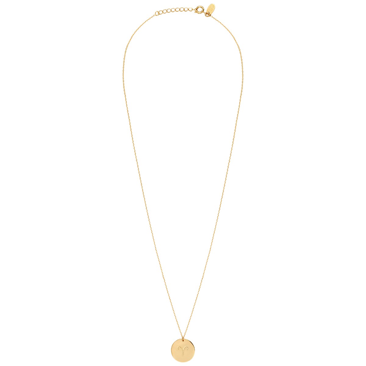 Collier doré bélier - galaxie - Bélier cristal blanc, CAROLINE NAJMAN