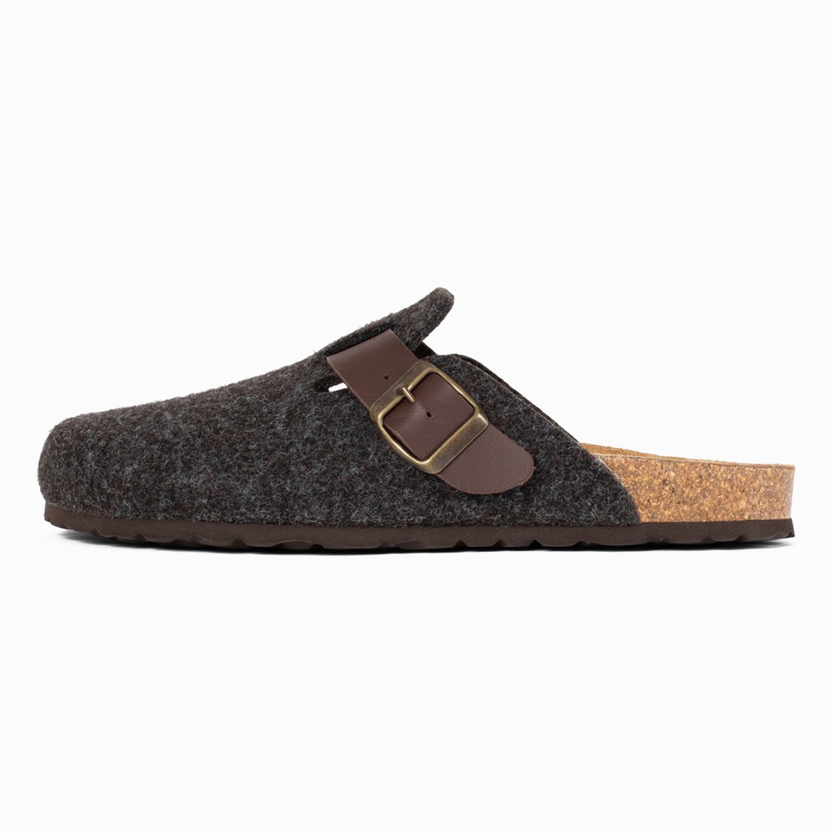 Sabots en cuir MOKE pour homme marron, BAYTON