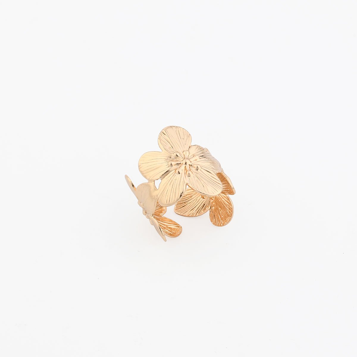 Bague fleur dorée doré, BALABOOSTE