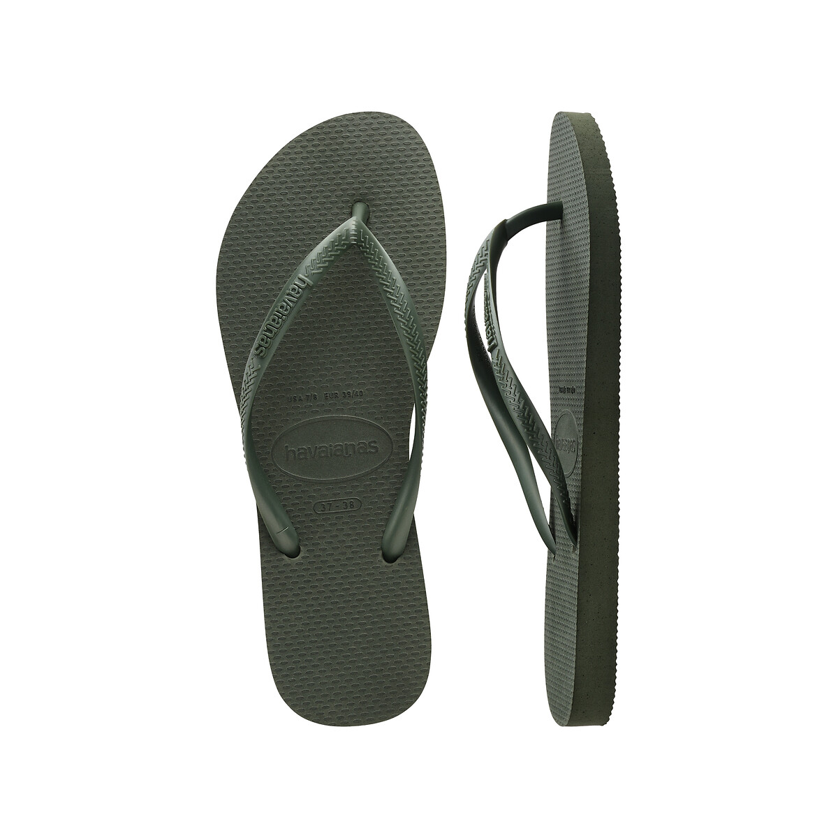 Chinelos Hav. Slim caqui, HAVAIANAS