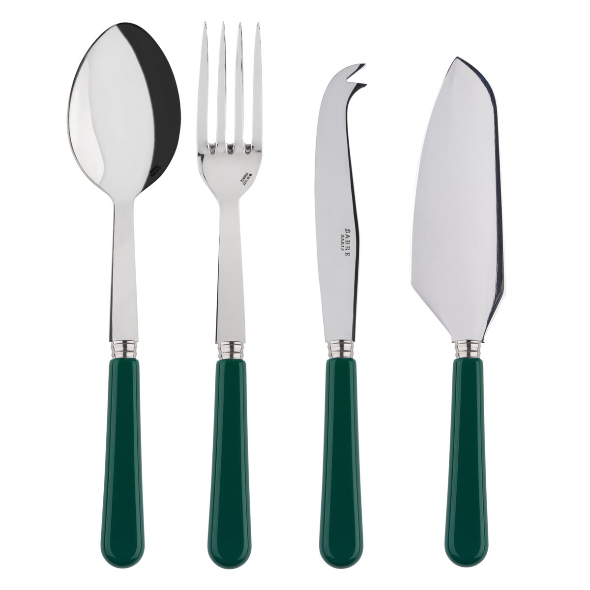 Set Les Essentiels - ensemble de 4 couverts de service, Pop vert, SABRE