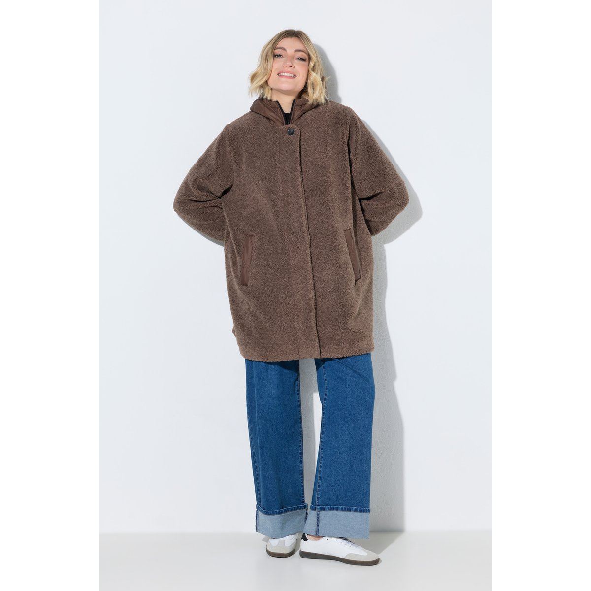 Veste à capuche marron pâle, ULLA POPKEN