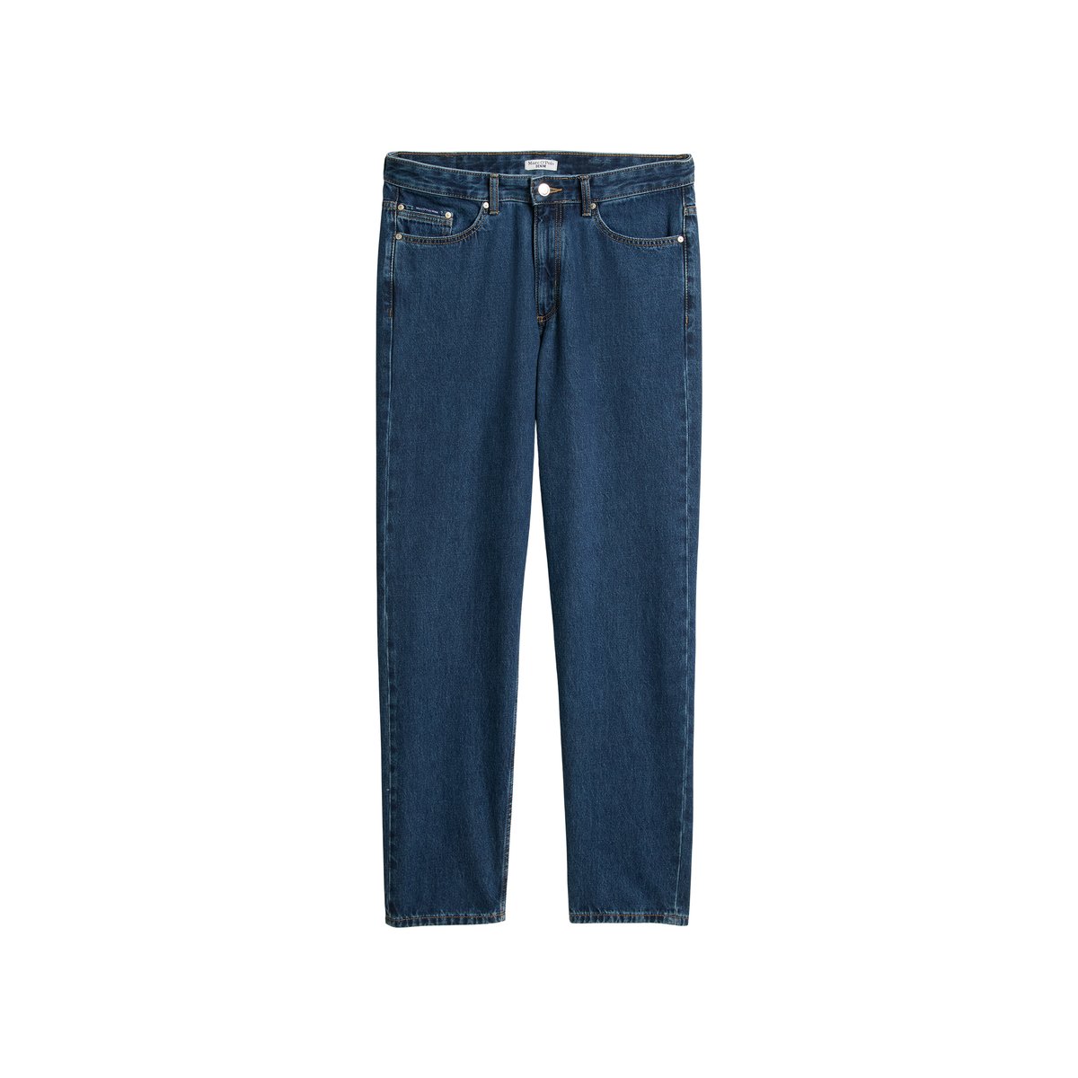 Jeans modèle Runne tapered en pur coton bio bleu foncé, MARC O’POLO DENIM