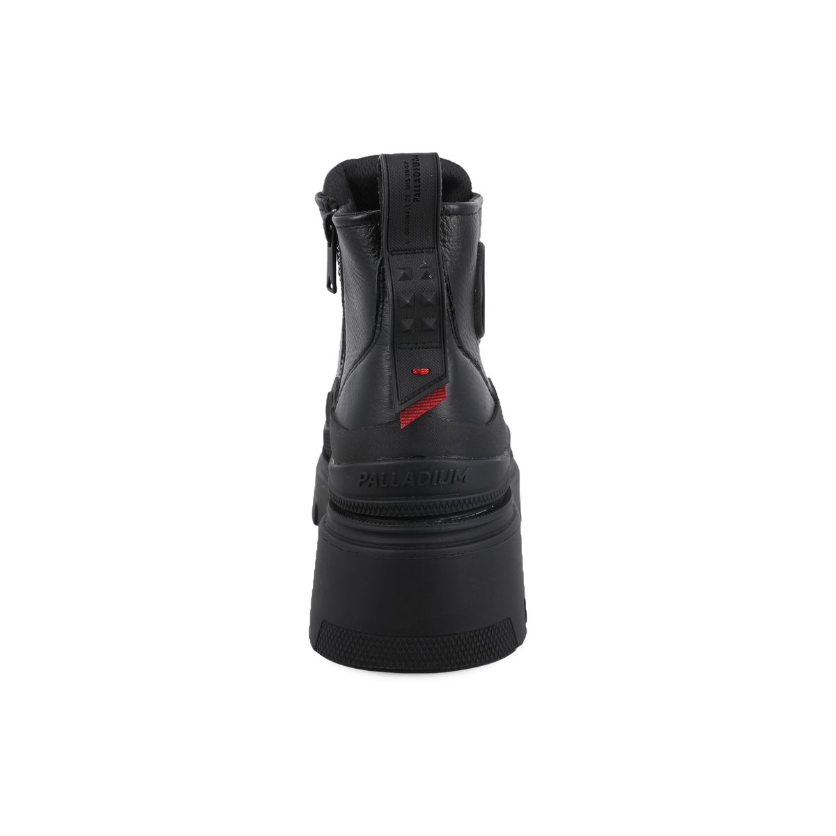 Boots en cuir PALLASQUAD CHUK LTH noir-black, PALLADIUM