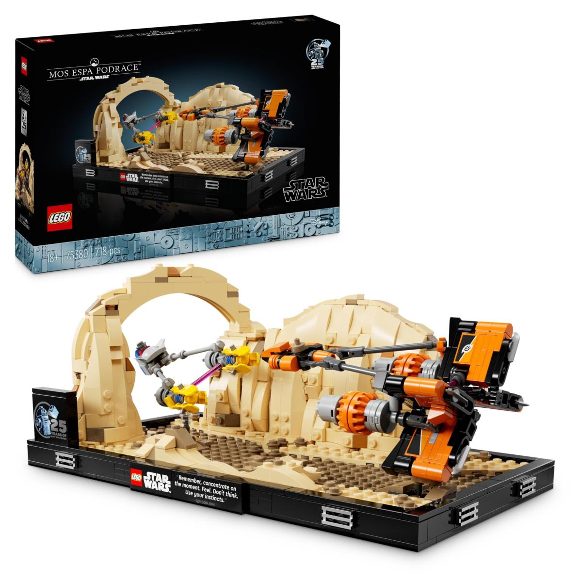 Diorama LEGO Star Wars Mos Espa - Course de Podracers 75380 multicolore, LEGO