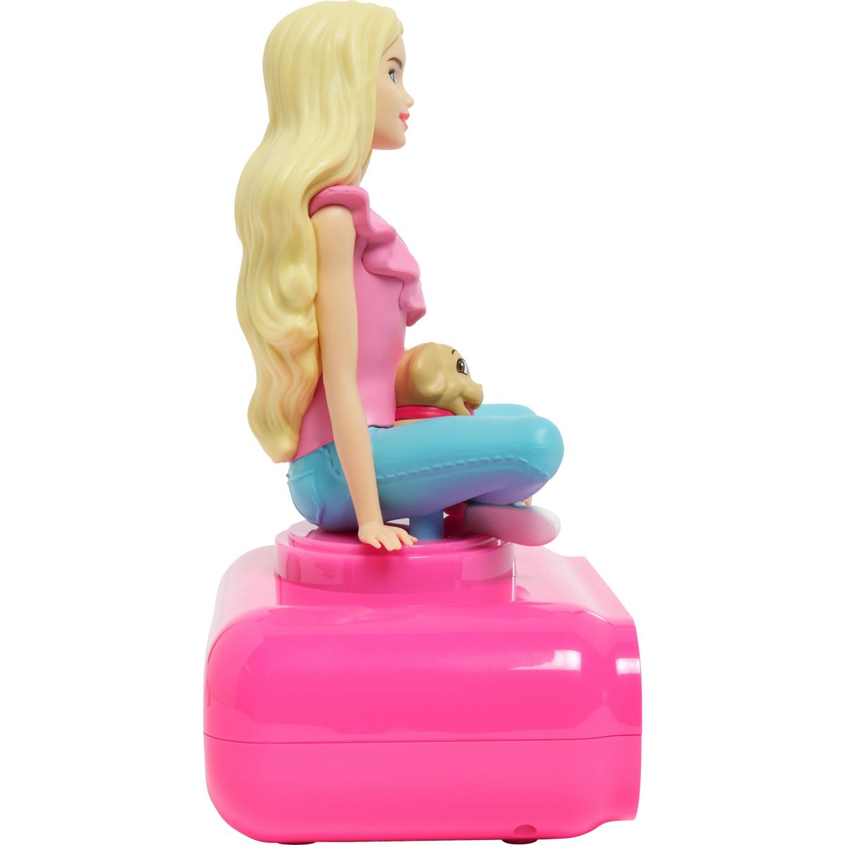 Réveil digital avec veilleuse lumineuse Barbie rose, LEXIBOOK