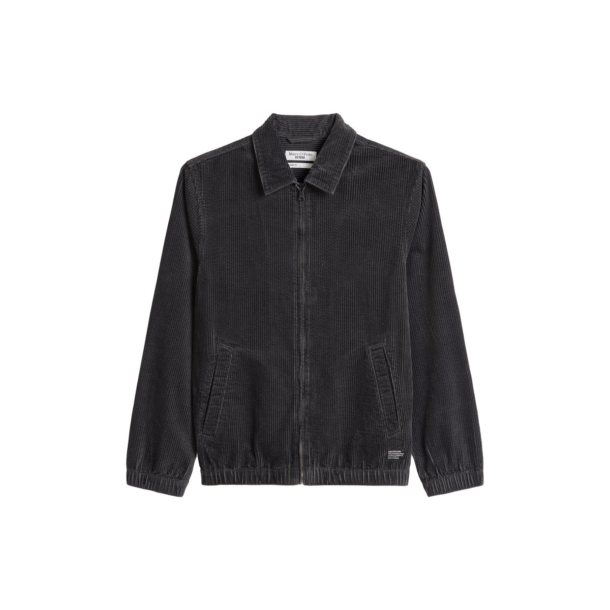 Surchemise en velours côtelé, coupe classique en coton biologique gris, MARC O’POLO DENIM