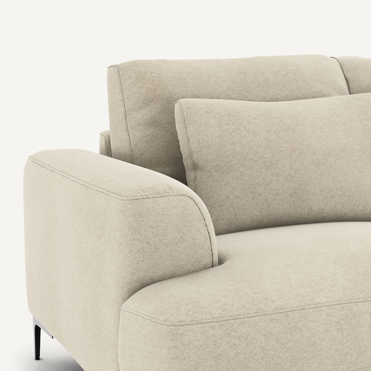 4-zits sofa in linnenfluweel, Marsile albatros, AM.PM