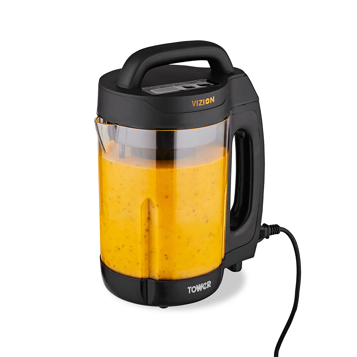 Vizion 1.6L Soup Maker - T12067 black, TOWER