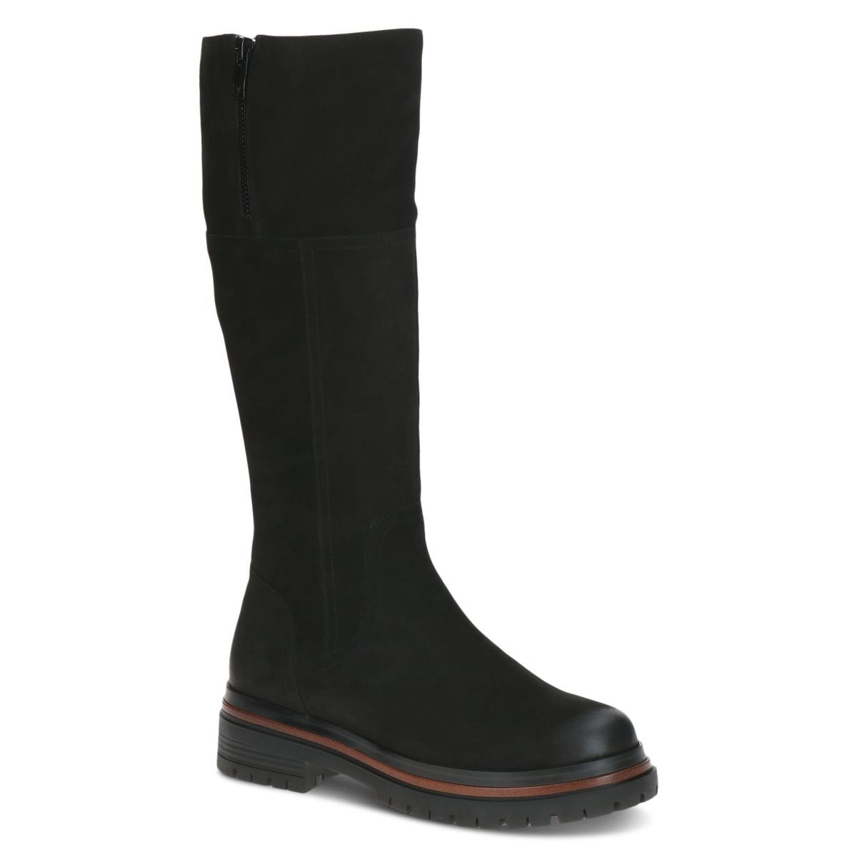 Bottes en cuir noir nubuck, CAPRICE