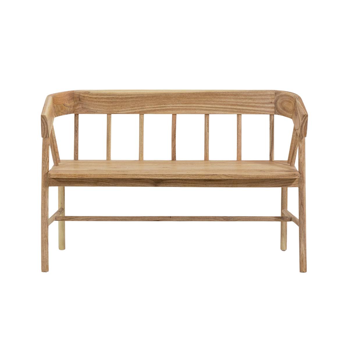 Banc en bois de teck JUNE bois clair, MADE IN MEUBLES 