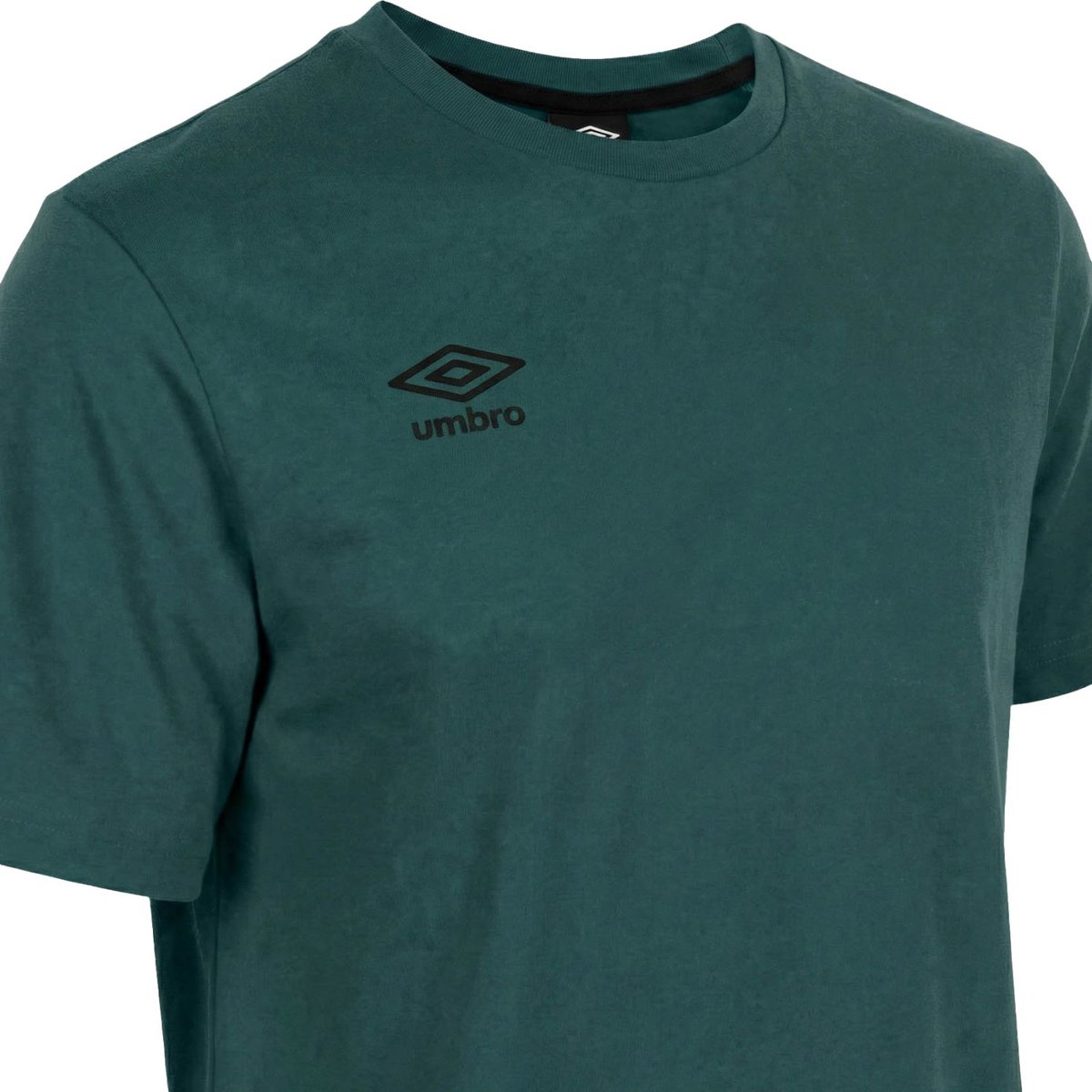 Tee shirt coton 160GSM vert sapin/noir, UMBRO